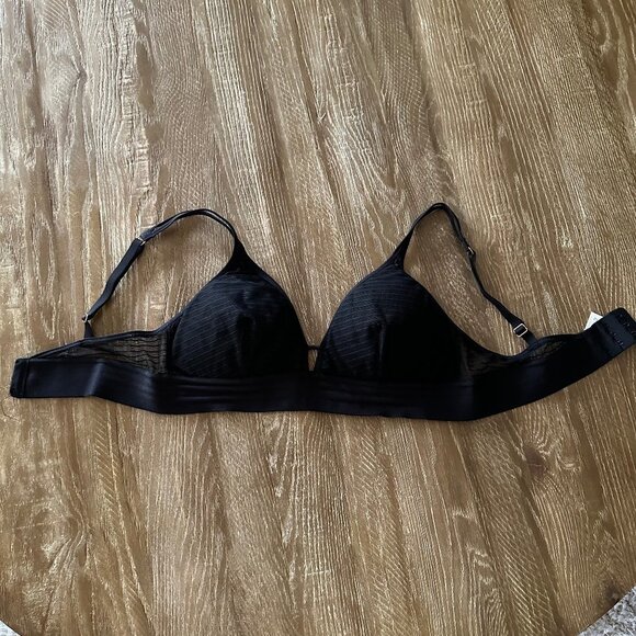 Lively The Stripe Mesh Bralette - Picture 1 of 5